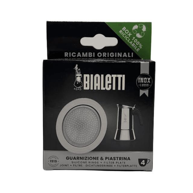 Uszczelka + sitko do kawiarek stalowych Bialetti 4 filiżanki